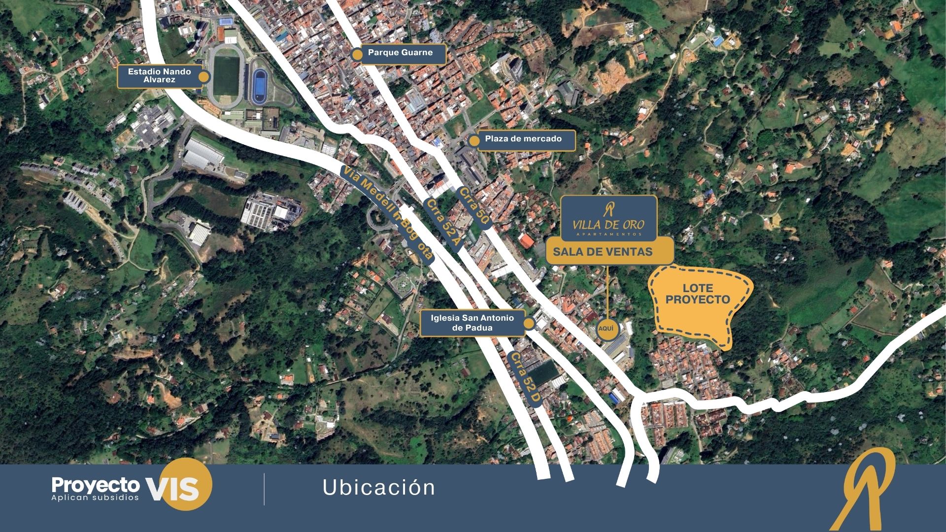 Ubicación VILLA DE ORO